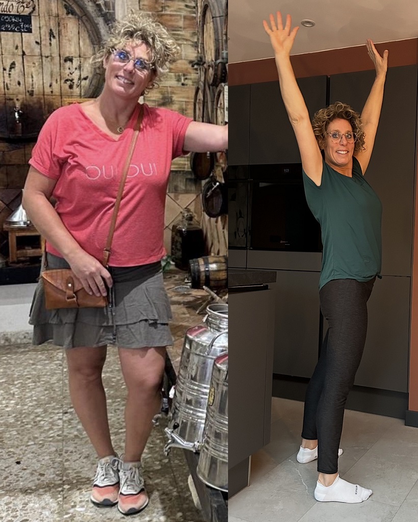 Afvallen in de overgang